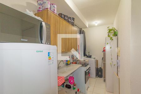 Cozinha e Área de Serviço de apartamento para alugar com 2 quartos, 42m² em Mato Grande, Canoas