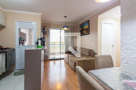 Sala  de apartamento à venda com 2 quartos, 56m² em Vila Osasco, Osasco