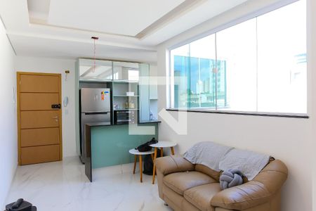 Sala de apartamento à venda com 2 quartos, 120m² em Campestre, Santo André