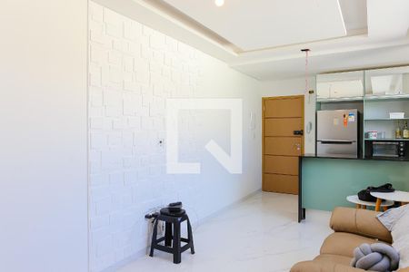 Sala de apartamento à venda com 2 quartos, 120m² em Campestre, Santo André