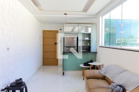 Sala de apartamento à venda com 2 quartos, 120m² em Campestre, Santo André