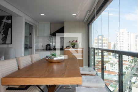 Varanda da Sala de apartamento à venda com 3 quartos, 108m² em Chácara Inglesa, São Paulo