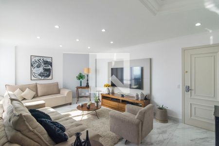 Sala de apartamento à venda com 4 quartos, 178m² em Vila Valparaíso, Santo André