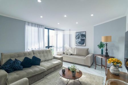 Sala de apartamento à venda com 4 quartos, 178m² em Vila Valparaíso, Santo André