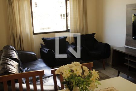 Sala de apartamento para alugar com 2 quartos, 50m² em Balneário Cidade Atlântica, Guarujá