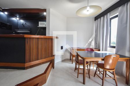 Sala de Jantar  de apartamento para alugar com 1 quarto, 48m² em Cidade Monções, São Paulo