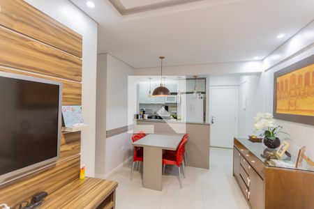 Sala de apartamento à venda com 2 quartos, 60m² em Campestre, Santo André