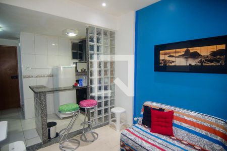 Sala de apartamento para alugar com 1 quarto, 40m² em Copacabana, Rio de Janeiro