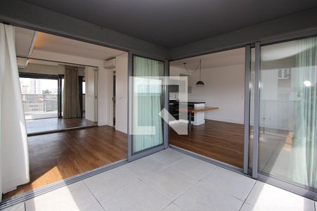 Varanda de apartamento à venda com 1 quarto, 68m² em Vila Madalena, São Paulo