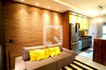 Sala de apartamento para alugar com 1 quarto, 50m² em Parque Campolim, Sorocaba
