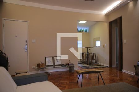 Sala de apartamento para alugar com 2 quartos, 90m² em Ponta da Praia, Santos