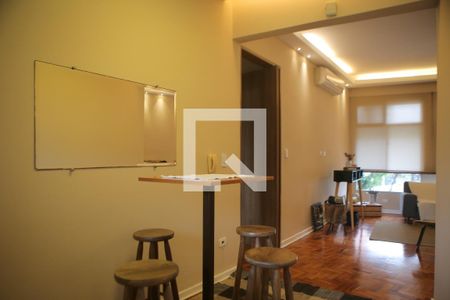 Sala de apartamento para alugar com 2 quartos, 90m² em Ponta da Praia, Santos