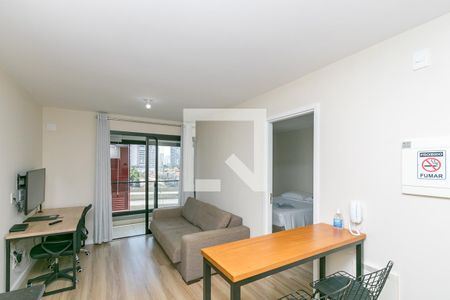 Sala de apartamento para alugar com 1 quarto, 42m² em Campo Belo, São Paulo