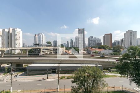 Vista da Varanda da Sala de apartamento para alugar com 1 quarto, 42m² em Campo Belo, São Paulo