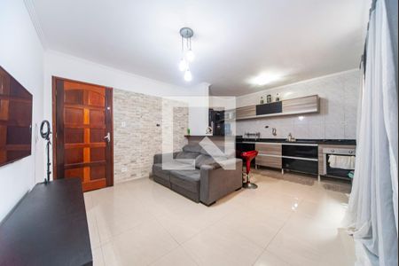 Sala de apartamento à venda com 2 quartos, 94m² em Vila Guaraciaba, Santo André