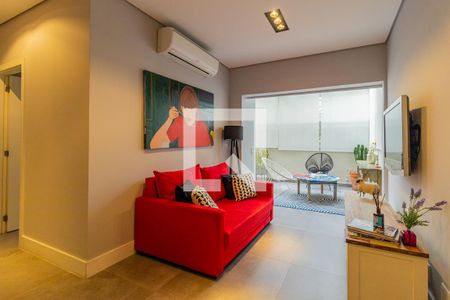 Sala de apartamento para alugar com 2 quartos, 80m² em Jardim Leonor, São Paulo