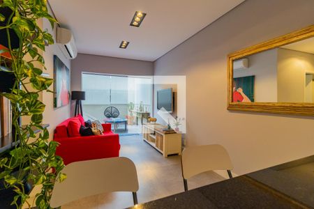 Sala de apartamento para alugar com 2 quartos, 80m² em Jardim Leonor, São Paulo