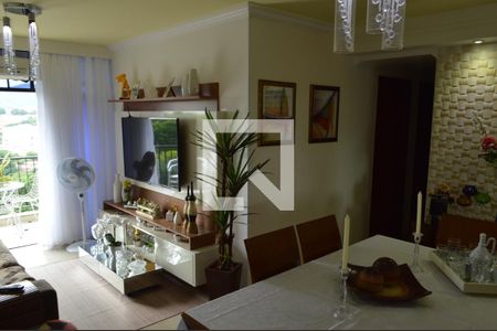 Sala  de apartamento à venda com 3 quartos, 82m² em Pechincha, Rio de Janeiro