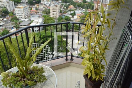 Varanda da Sala de apartamento à venda com 3 quartos, 82m² em Pechincha, Rio de Janeiro