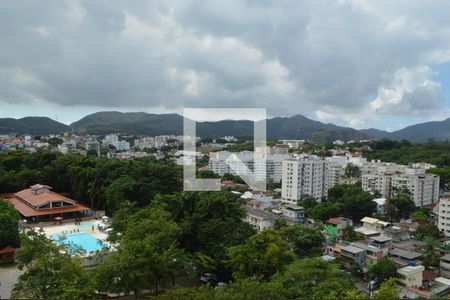 Vista da Varanda  de apartamento à venda com 3 quartos, 82m² em Pechincha, Rio de Janeiro