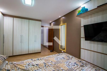 Quarto 1 - Suíte de casa à venda com 3 quartos, 247m² em Parque Marajoara, Santo André