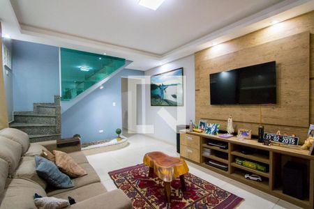 Sala de casa à venda com 3 quartos, 247m² em Parque Marajoara, Santo André