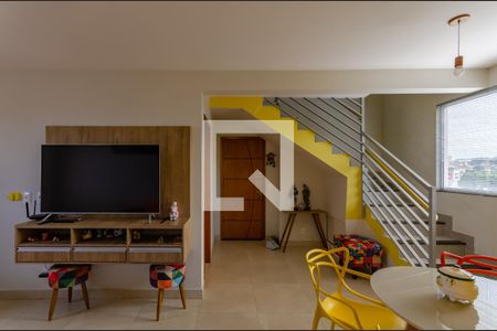 Sala de apartamento à venda com 2 quartos, 155m² em São João Batista, Belo Horizonte