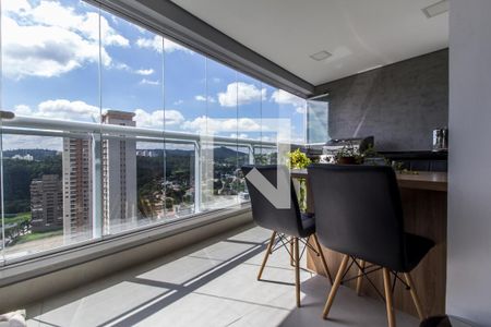 Varanda gourmet de apartamento à venda com 1 quarto, 63m² em Empresarial 18 do Forte, Barueri