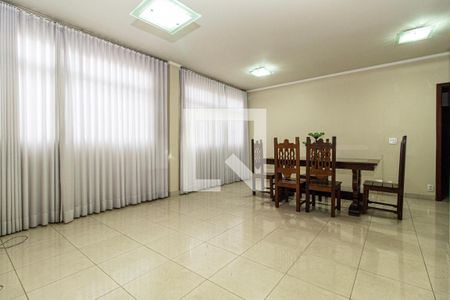 Sala  de apartamento à venda com 4 quartos, 135m² em Santo Agostinho, Belo Horizonte