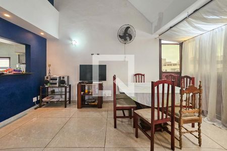 Sala de apartamento para alugar com 3 quartos, 89m² em Balneario Cidade Atlantica, Guarujá