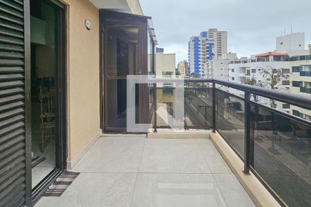 Varanda de apartamento para alugar com 3 quartos, 89m² em Balneario Cidade Atlantica, Guarujá