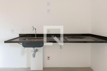 Cozinha de apartamento para alugar com 1 quarto, 28m² em Vila Mariana, São Paulo