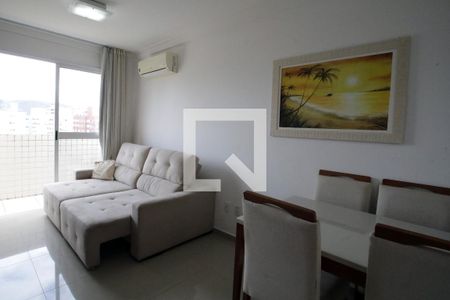 Sala de Estar e Jantar de apartamento para alugar com 1 quarto, 45m² em Encruzilhada, Santos