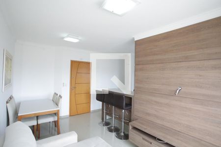 Sala de Estar e Jantar de apartamento para alugar com 1 quarto, 45m² em Encruzilhada, Santos