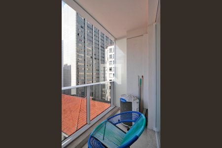 Varanda de kitnet/studio à venda com 0 quarto, 26m² em Centro Histórico de São Paulo, São Paulo