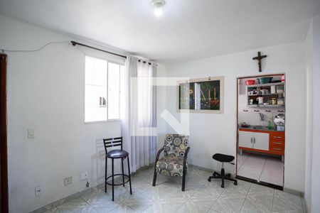 Sala  de apartamento à venda com 2 quartos, 48m² em Piratininga, Belo Horizonte