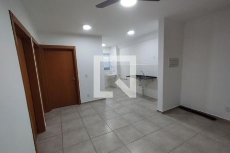 Sala de apartamento para alugar com 2 quartos, 43m² em Loteamento Santa Marta, Ribeirão Preto