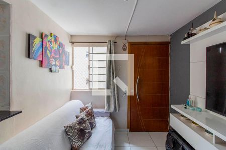 Sala  de apartamento à venda com 2 quartos, 46m² em Conjunto Habitacional Padre Manoel da Nóbrega, São Paulo