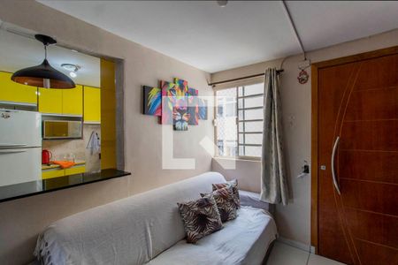 Sala  de apartamento à venda com 2 quartos, 46m² em Conjunto Habitacional Padre Manoel da Nóbrega, São Paulo