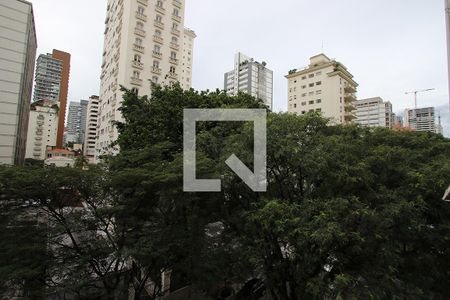 Sala - Vista da Janela de apartamento para alugar com 3 quartos, 156m² em Cerqueira César, São Paulo