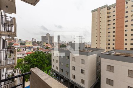 Vista da Varanda da Sala de apartamento à venda com 2 quartos, 49m² em Vila Valparaíso, Santo André