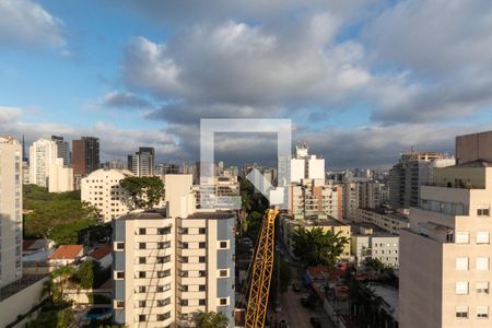 Suíte  - vista de apartamento para alugar com 2 quartos, 52m² em Pinheiros, São Paulo