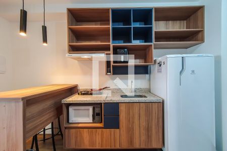 Studio Cozinha de kitnet/studio para alugar com 1 quarto, 22m² em Vila Mariana, São Paulo