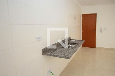 Cozinha de apartamento à venda com 1 quarto, 33m² em Parque São Lucas, São Paulo