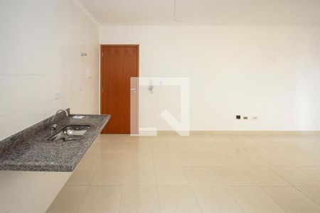 Cozinha de apartamento à venda com 1 quarto, 33m² em Parque São Lucas, São Paulo