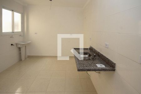 Cozinha de apartamento à venda com 1 quarto, 33m² em Parque São Lucas, São Paulo