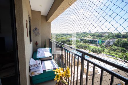 Sacada de apartamento para alugar com 1 quarto, 55m² em Santa Cruz do Jose Jacques, Ribeirão Preto