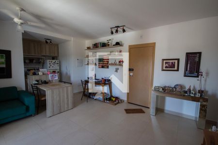 Sala de apartamento para alugar com 1 quarto, 55m² em Santa Cruz do Jose Jacques, Ribeirão Preto