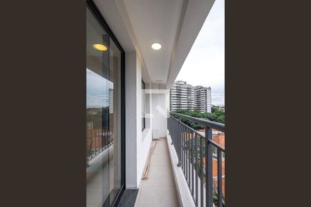 Sala/Cozinha - Varanda de apartamento para alugar com 1 quarto, 30m² em Sumaré, São Paulo