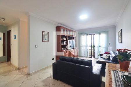 Sala de apartamento à venda com 3 quartos, 106m² em Campestre, Santo André